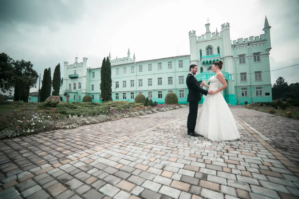 mariage dans un château